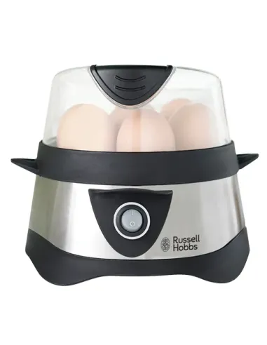 Russell Hobbs Stylo 7 uovo uova 365 W Nero, Acciaio inox