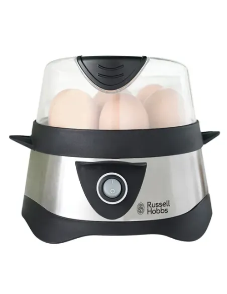 Russell Hobbs Stylo 7 uovo uova 365 W Nero, Acciaio inox