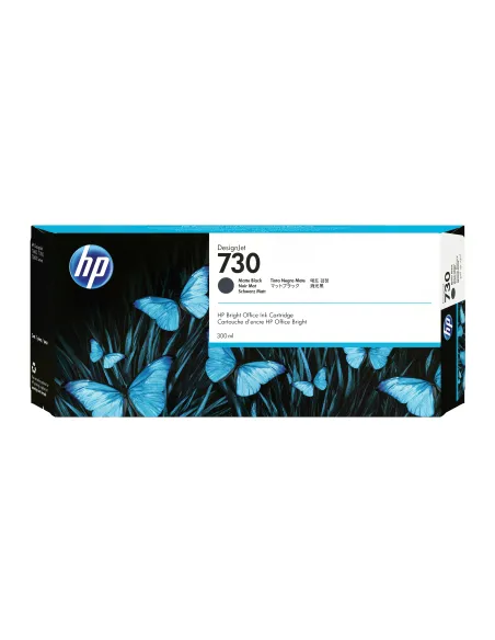 HP Cartuccia di inchiostro nero opaco DesignJet 730 da 300 ml