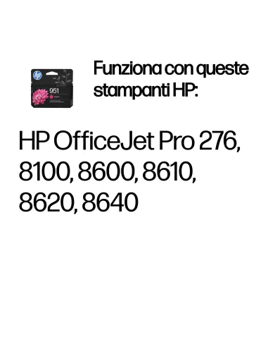 HP Cartuccia originale inchiostro magenta 951