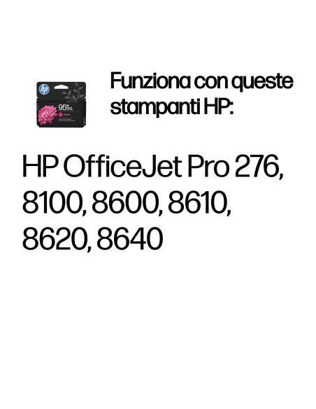 HP Cartuccia originale inchiostro magenta ad alta capacità 951XL