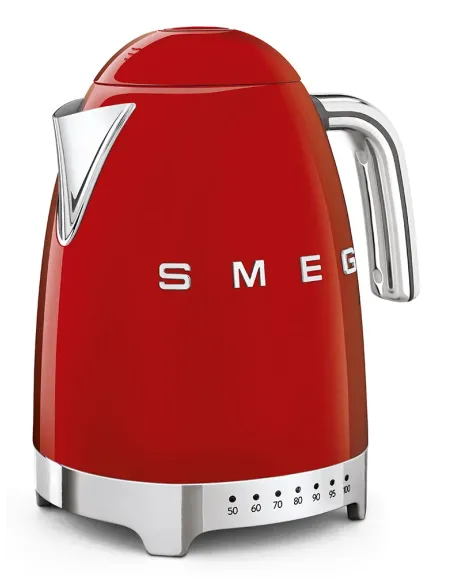 Smeg Bollitore A Temperatura Variabile 50's Style – Rosso LUCIDO – KLF04RDEU