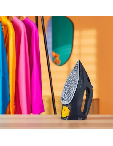 Philips Serie 7000 DST7060 20 ferro da stiro Ferro a vapore Piastra soletta SteamGlide Elite 3000 W Blu, Giallo