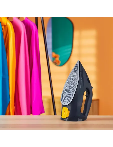 Philips Serie 7000 DST7060 20 ferro da stiro Ferro a vapore Piastra soletta SteamGlide Elite 3000 W Blu, Giallo