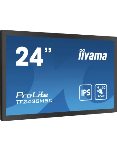 iiyama TF2438MSC-B1 Monitor PC 60,5 cm (23.8") 1920 x 1080 Pixel Full HD LED Touch screen Nero