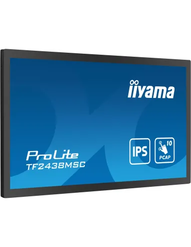 iiyama TF2438MSC-B1 Monitor PC 60,5 cm (23.8") 1920 x 1080 Pixel Full HD LED Touch screen Nero