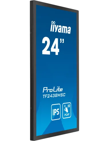 iiyama TF2438MSC-B1 Monitor PC 60,5 cm (23.8") 1920 x 1080 Pixel Full HD LED Touch screen Nero