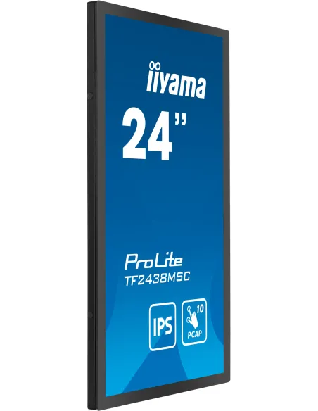 iiyama TF2438MSC-B1 Monitor PC 60,5 cm (23.8") 1920 x 1080 Pixel Full HD LED Touch screen Nero