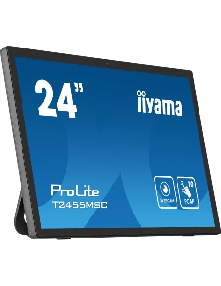 iiyama T2455MSC-B1 Monitor PC 61 cm (24") 1920 x 1080 Pixel Full HD LED Touch screen Nero