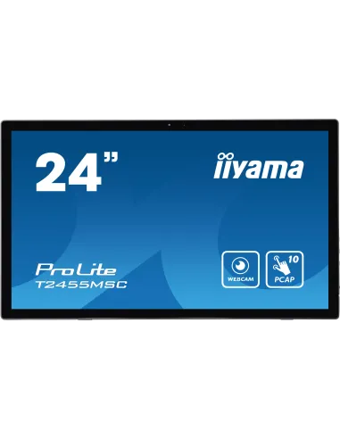 iiyama T2455MSC-B1 Monitor PC 61 cm (24") 1920 x 1080 Pixel Full HD LED Touch screen Nero