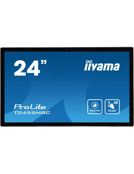 iiyama T2455MSC-B1 Monitor PC 61 cm (24") 1920 x 1080 Pixel Full HD LED Touch screen Nero
