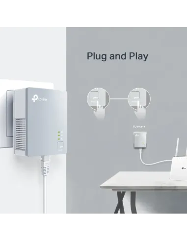 TP-Link PA411KIT 500 Mbit s Collegamento ethernet LAN Bianco 2 pz