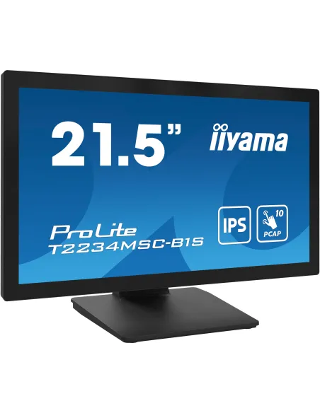 iiyama ProLite T2234MSC-B1S Monitor PC 54,6 cm (21.5") 1920 x 1080 Pixel Full HD Touch screen Nero