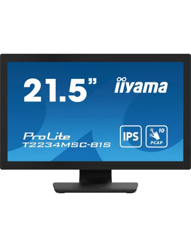 iiyama ProLite T2234MSC-B1S Monitor PC 54,6 cm (21.5") 1920 x 1080 Pixel Full HD Touch screen Nero