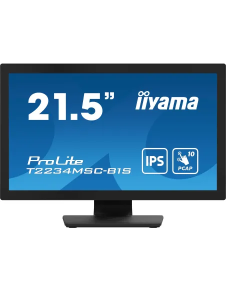 iiyama ProLite T2234MSC-B1S Monitor PC 54,6 cm (21.5") 1920 x 1080 Pixel Full HD Touch screen Nero