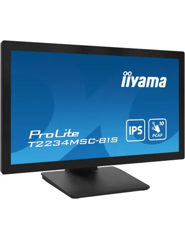 iiyama ProLite T2234MSC-B1S Monitor PC 54,6 cm (21.5") 1920 x 1080 Pixel Full HD Touch screen Nero