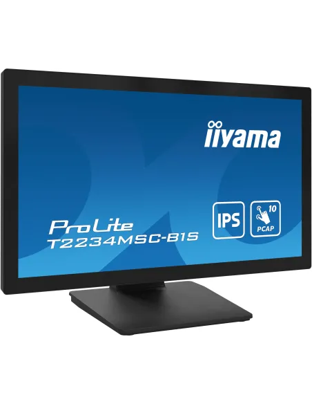 iiyama ProLite T2234MSC-B1S Monitor PC 54,6 cm (21.5") 1920 x 1080 Pixel Full HD Touch screen Nero