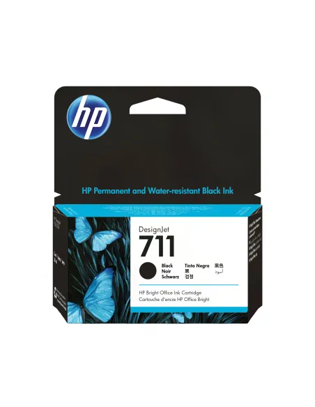 HP Cartuccia inchiostro nero DesignJet 711, 38 ml