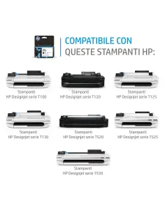 HP Cartuccia inchiostro nero DesignJet 711, 38 ml 2