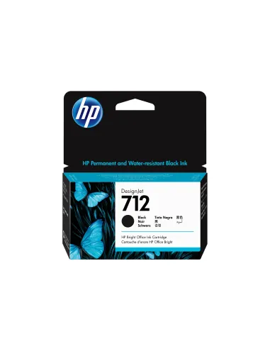 HP Cartuccia di inchiostro nero originale DesignJet 712 da 38 ml