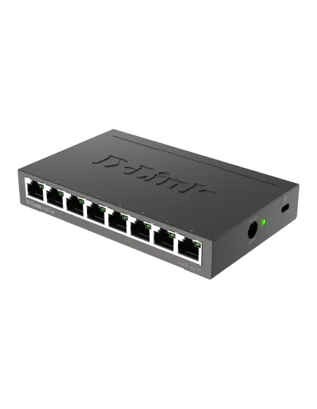 D-Link DGS-108 Non gestito L2 Gigabit Ethernet (10 100 1000) Nero