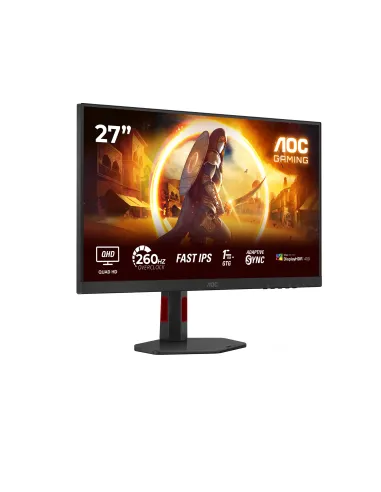AOC G4 Q27G4ZR Monitor PC 68,6 cm (27") 2560 x 1440 Pixel Quad HD LED Nero, Rosso