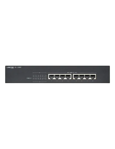GS-1208P Non gestito Gigabit Ethernet (10 100 1000) Supporto Power over Ethernet (PoE) 1U Nero