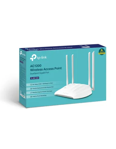 TP-Link TL-WA1201 punto accesso WLAN 867 Mbit s Bianco Supporto Power over Ethernet (PoE)