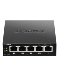D-Link DGS-1005P E switch di rete Non gestito Gigabit Ethernet (10 100 1000) Supporto Power over Ethernet (PoE) Nero
