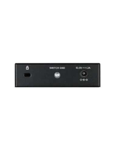 D-Link DGS-1005P E switch di rete Non gestito Gigabit Ethernet (10 100 1000) Supporto Power over Ethernet (PoE) Nero