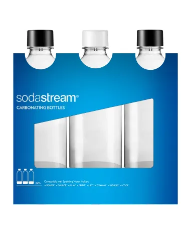SodaStream Confezione da 3 bottiglie in Pet Universali
