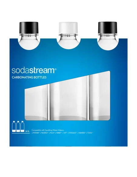 SodaStream Confezione da 3 bottiglie in Pet Universali