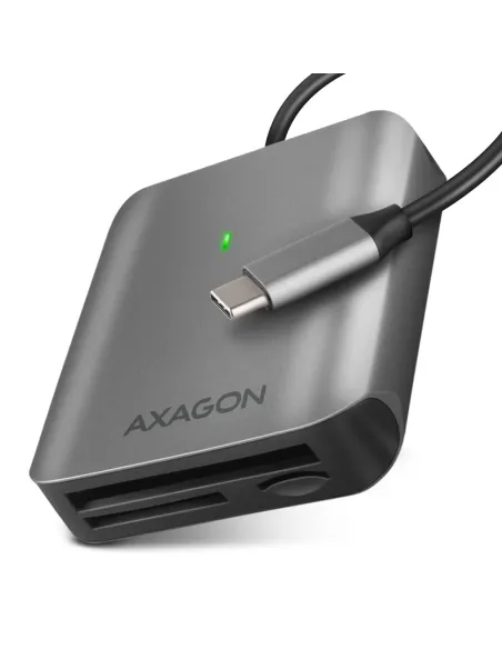 Axagon CRE-S3C lettore di schede USB 3.2 Gen 1 (3.1 Gen 1) Type-C Grigio