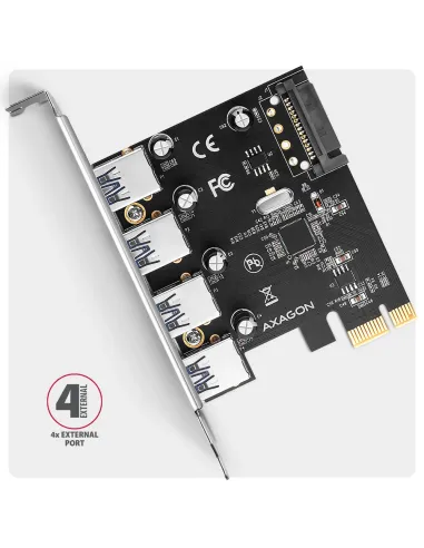Axagon PCEU-430RS scheda di interfaccia e adattatore Interno USB 3.2 Gen 1 (3.1 Gen 1)