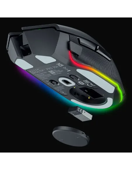 Razer Basilisk V3 Pro 35K mouse Gaming Mano destra RF Wireless + Bluetooth + USB Type-A Ottico 35000 DPI
