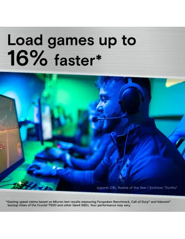 Crucial T500 2 TB M.2 PCI Express 4.0 NVMe 3D TLC NAND