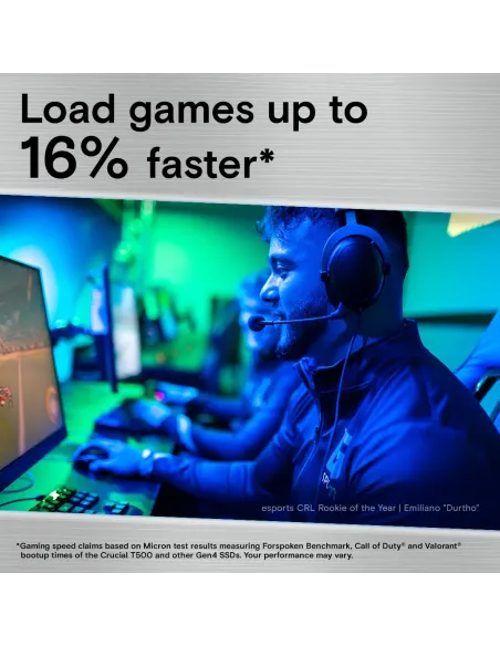 Crucial T500 2 TB M.2 PCI Express 4.0 NVMe 3D TLC NAND