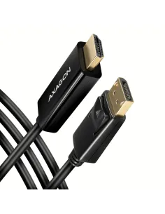 Axagon RVD-HI14C2 cavo e adattatore video 1,8 m HDMI tipo A (Standard) DisplayPort Nero
