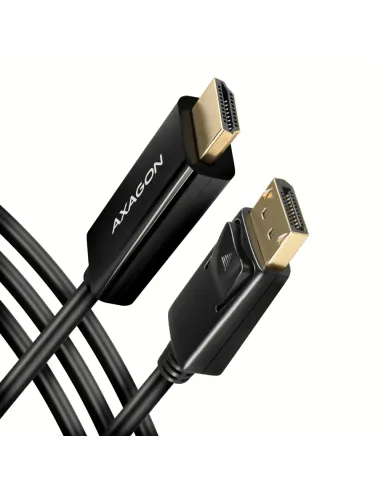 Axagon RVD-HI14C2 cavo e adattatore video 1,8 m HDMI tipo A (Standard) DisplayPort Nero
