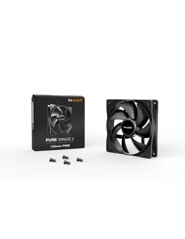 be quiet! Pure Wings 3 120mm PWM Case per computer Ventilatore 12 cm Nero 1 pz