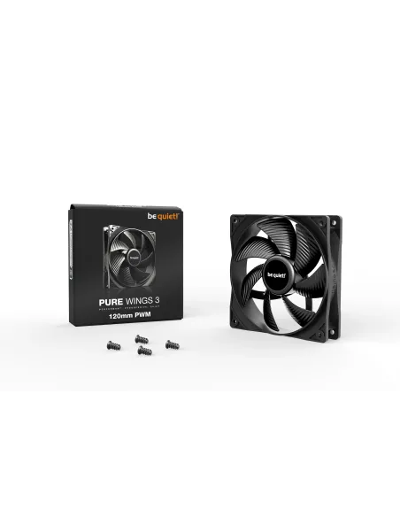 be quiet! Pure Wings 3 120mm PWM Case per computer Ventilatore 12 cm Nero 1 pz