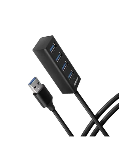 Axagon HUE-M1AL hub di interfaccia USB 3.2 Gen 1 (3.1 Gen 1) Type-A 5000 Mbit s Nero