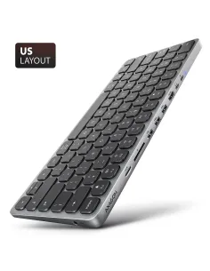 Axagon HMC-KB-US replicatore di porte e docking station per laptop Cablato USB 3.2 Gen 1 (3.1 Gen 1) Type-C Grigio 2