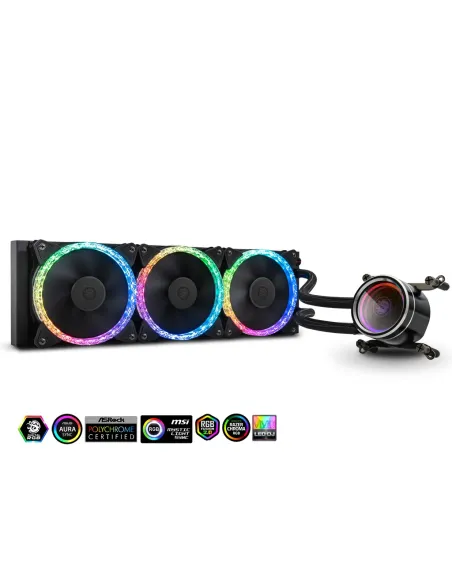 Bitspower BPTA-CYAIO360-NTX sistema di raffreddamento per computer Processore Kit di raffreddamento a liquido Nero 1 pz