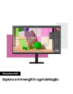 Samsung Monitor HRM ViewFinity S7 - S70D da 27'' UHD Flat 2