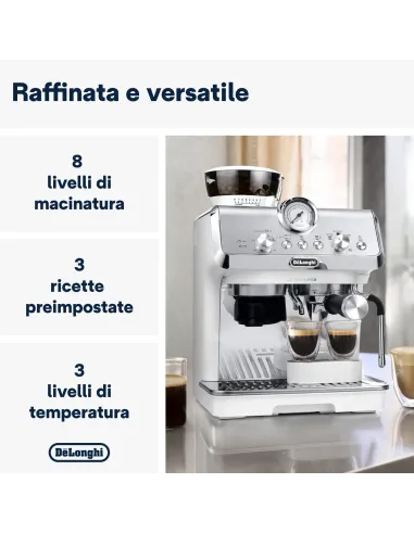 De’Longhi Dedica Arte EC9155.W Automatica Manuale Macchina per espresso 1,7 L