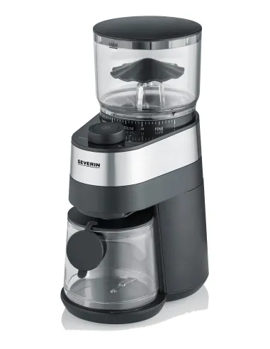 Severin KM 3880 macina caffé 140 W Nero, Acciaio inox