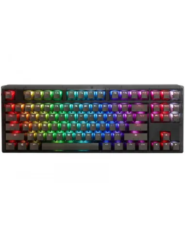 Ducky One 3 Aura Black TKL Gaming Keyboard, RGB LED - MX-Speed-Silver (US)