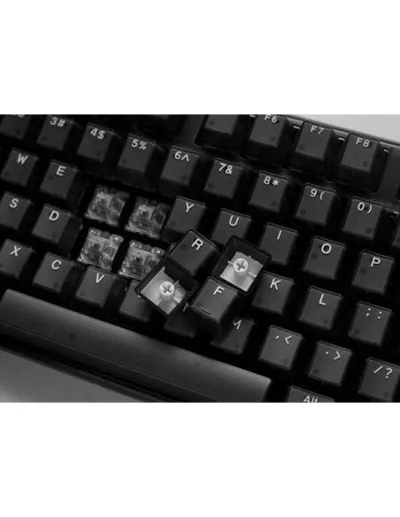 Ducky One 3 Aura Black TKL Gaming Keyboard, RGB LED - MX-Speed-Silver (US)