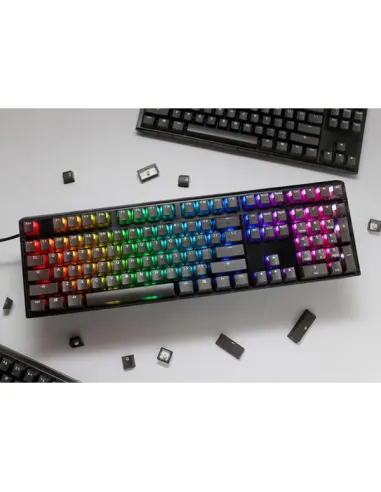 Ducky One 3 Aura Black Gaming Tastatur, RGB LED - MX-Blue